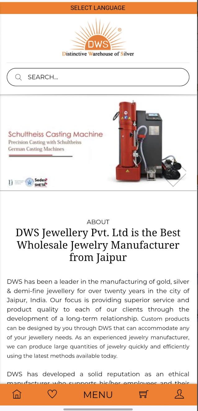 DWS Jewellery screenshot 1