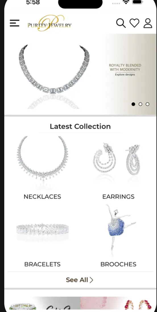 Purity Jewellery screenshot 1