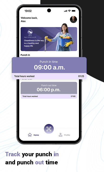 RCS Clock In screenshot 3